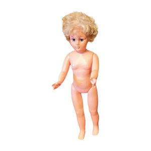 Reliable Walking Doll 30 inch Blonde Plastic Sleepy  Eyes Vintage 1961 Canada